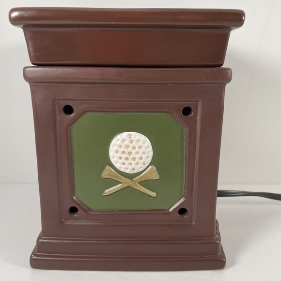 Scentsy Fore Golf Theme Wax Warmer RETIRED Golf Wax Warmer Full Size Fathers Day - Picture 5 of 11